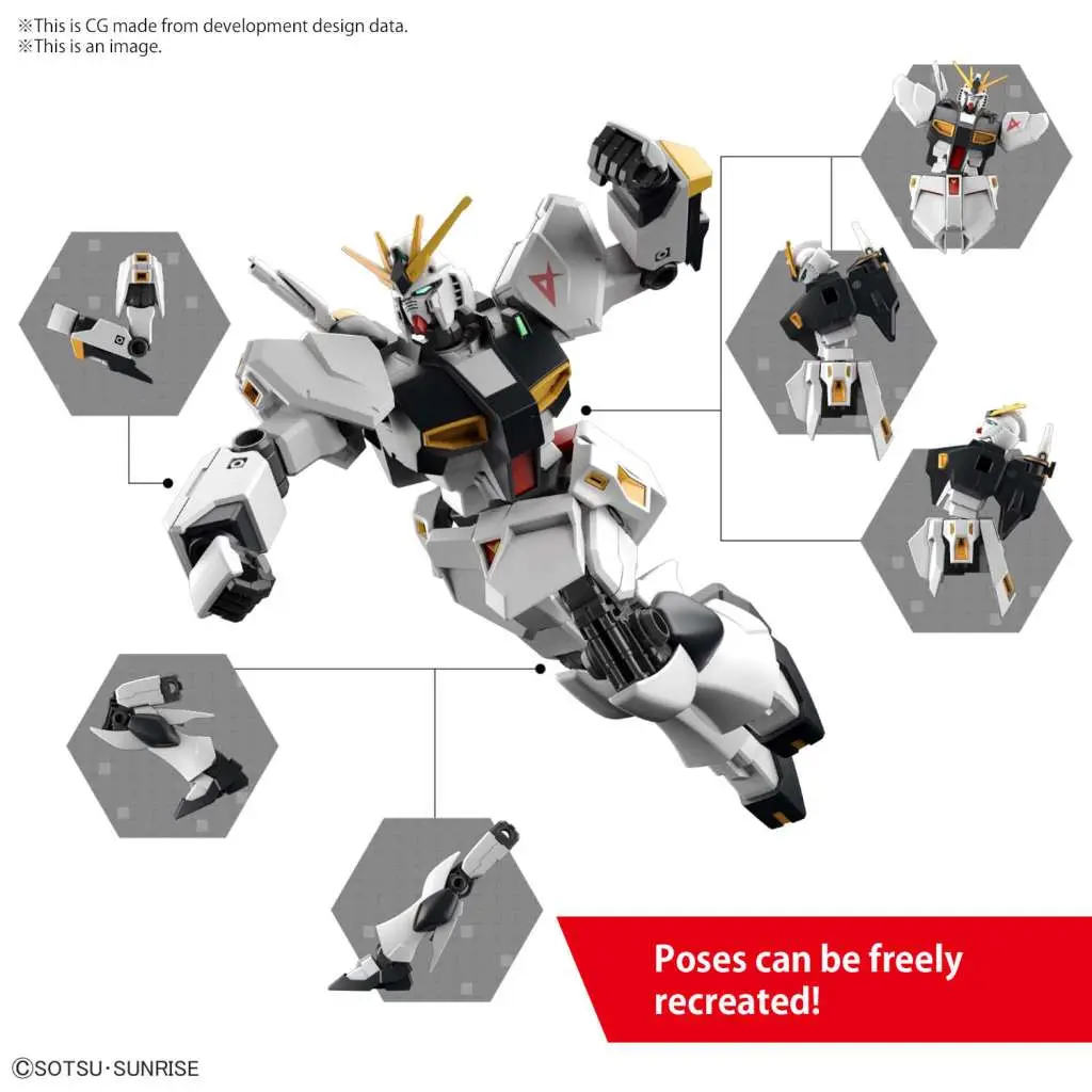 EG RX-93 V Gundam – Bandai Gunpla