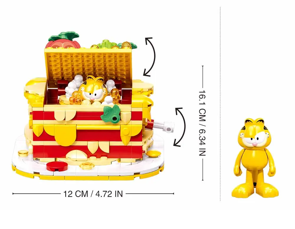 Sluban Garfield Lasagna -  Building Brick Kit