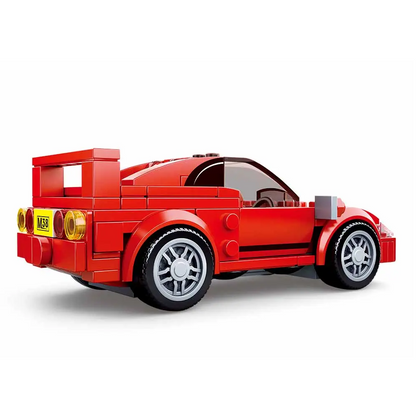 Sluban Red F40 Car - Building Brick Kit