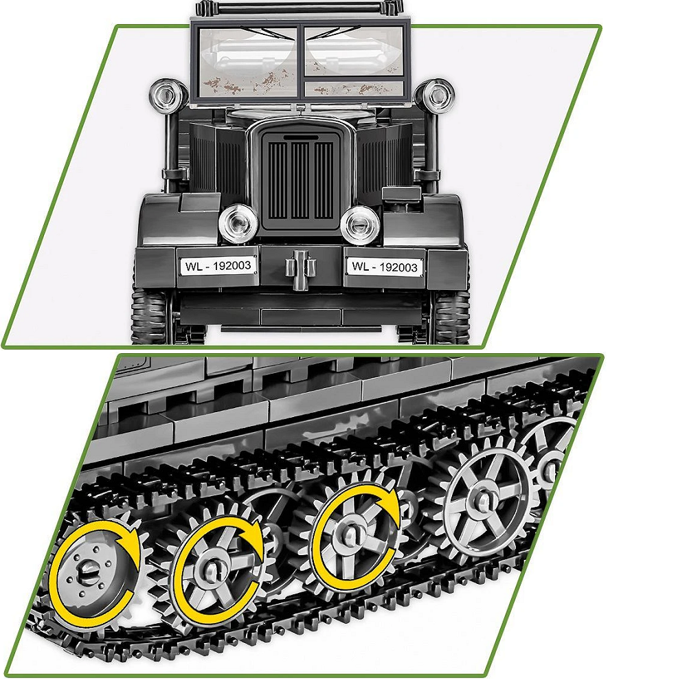COBI Sd.Kfz. 7 Half-Track - Brick Kit