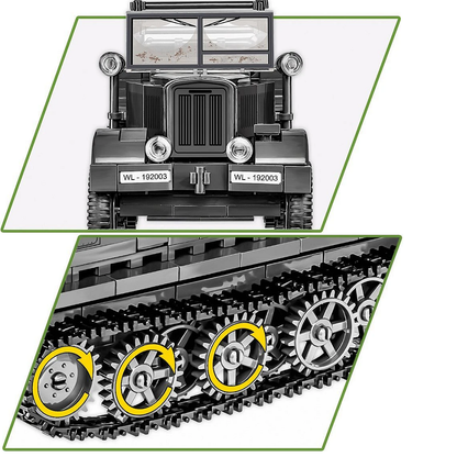 COBI Sd.Kfz. 7 Half-Track - Brick Kit