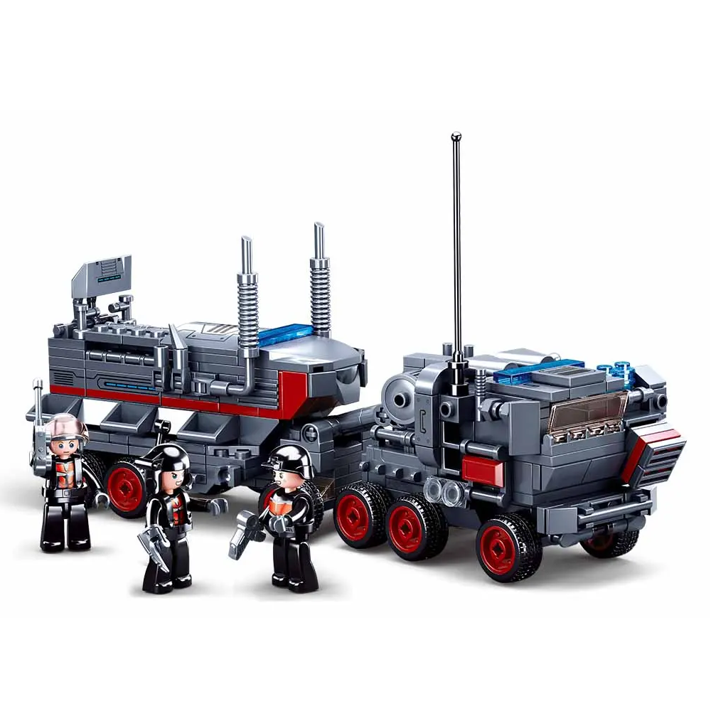 Sluban Space War Command Vehicle 6-in-1 - Building Brick Kit