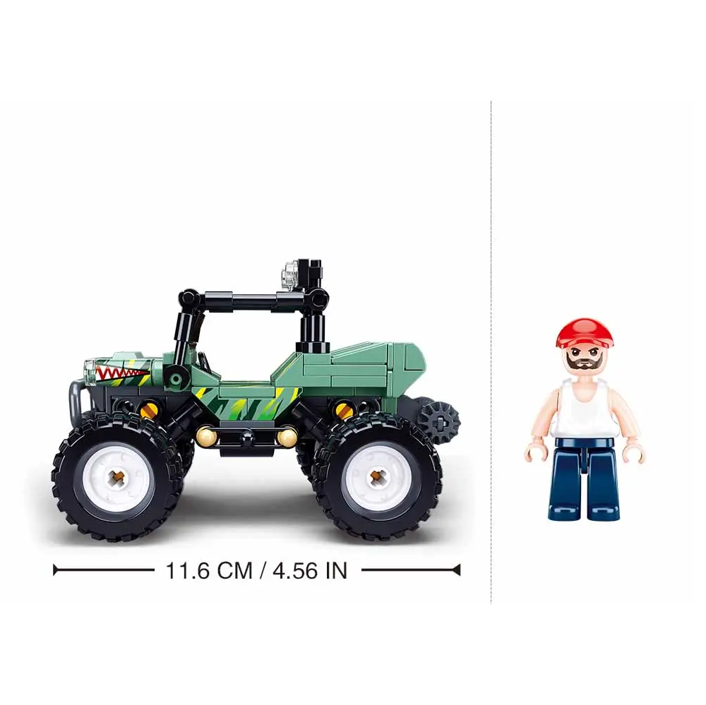 Sluban Crocodile Off Road Vehicle - Town Building Brick Kit