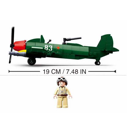 Sluban Allied Ilyushin Fighter Plane - Model Bricks Kit