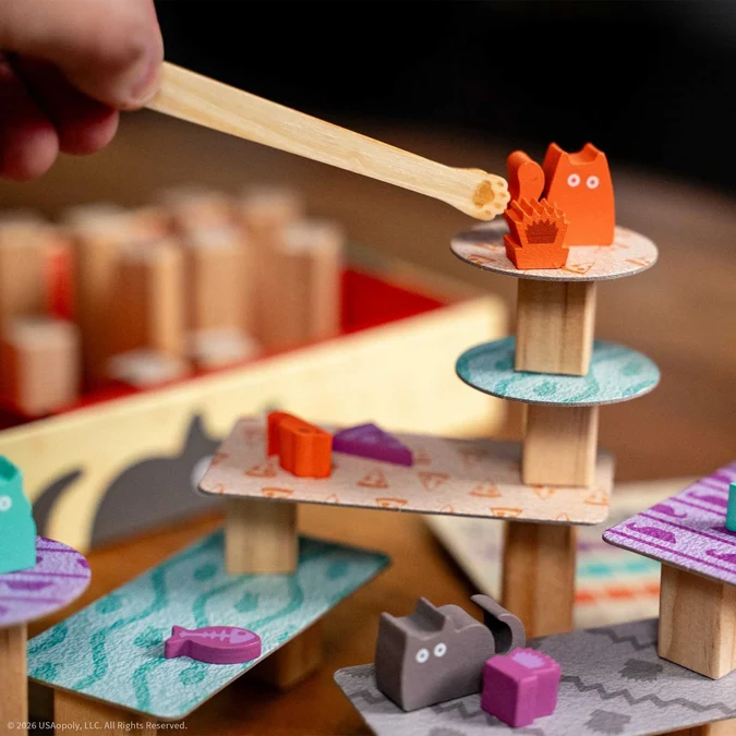 Cats Knocking Things Off Ledges - Dexterity Board Game