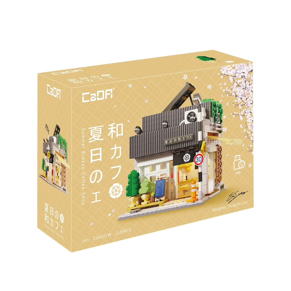Japanese Summer Breeze Coffee Shop - Cada Brick Kit