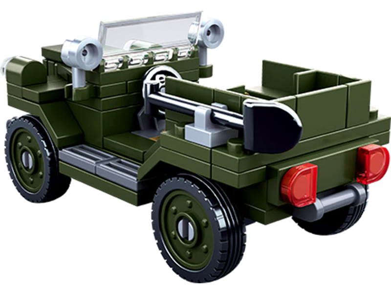 Sluban Allied Field Jeep - WW2 Building Brick Kit