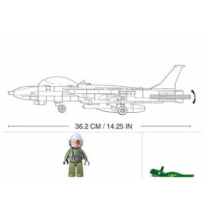 Sluban F14 Fighter Plane - Army Building Brick Kit
