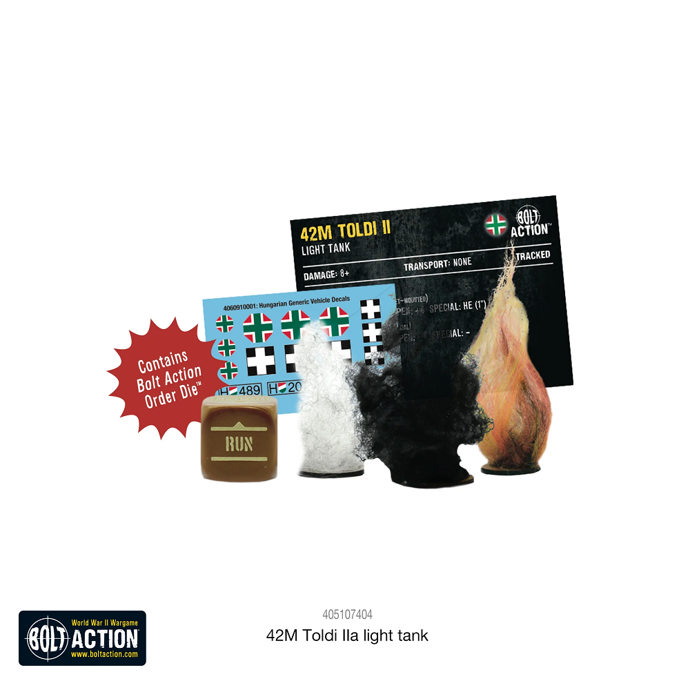 42M Toldi IIa Light Tank - Bolt Action