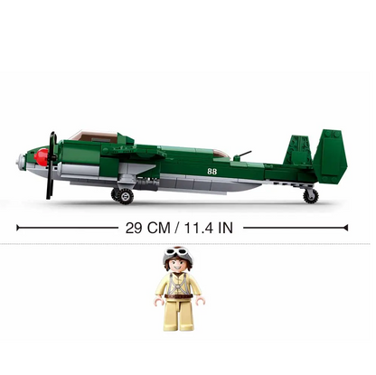 Sluban WWII Tupolev TU-2 Bomber - Model Bricks Kit