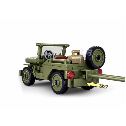 Sluban Willys Jeep - WW2 Army Building Brick Kit