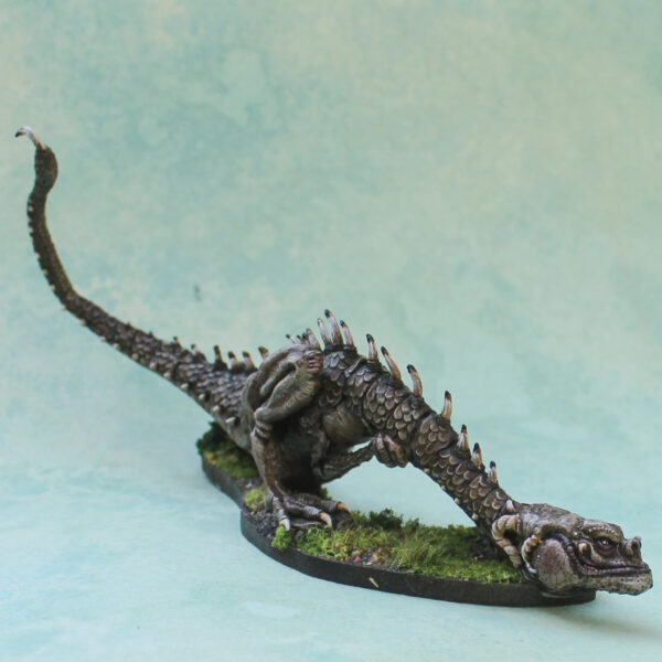 The Aedwyrm by Oakbound Studio. A resin wyrm miniature