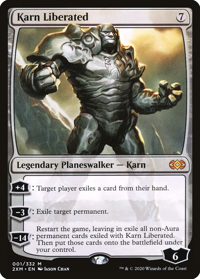 Karn Liberated Double Masters #001 Card Front