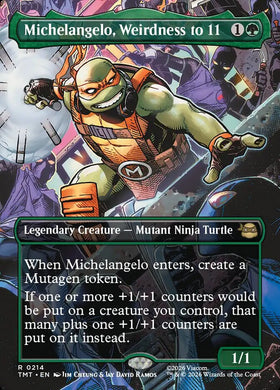 Michelangelo, Weirdness to 11 Bo...