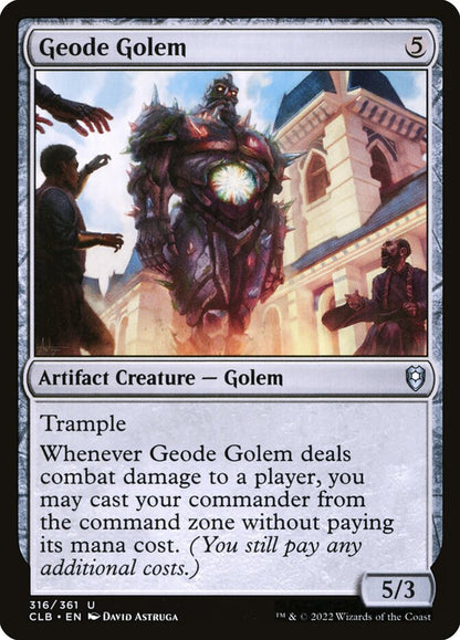 Geode Golem - Commander Legends #316 Card Front