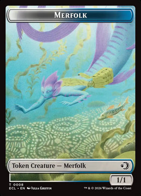 Merfolk Lorwyn Eclipsed Token #008