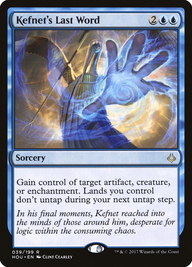 Hour of Devastation Kefnet's Last Word #039 Card Front