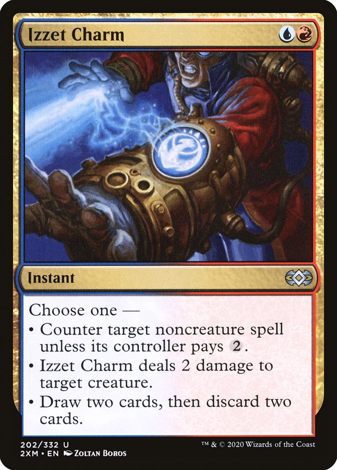 Izzet Charm Double Masters #202 Card Front