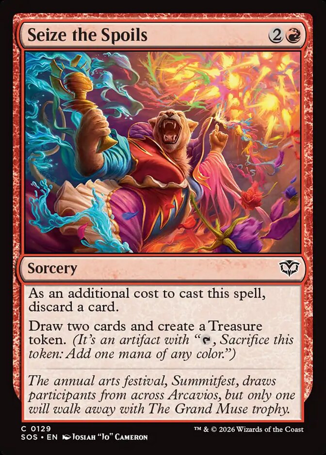 Seize the Spoils Secrets of Strixhaven #129Card Front
