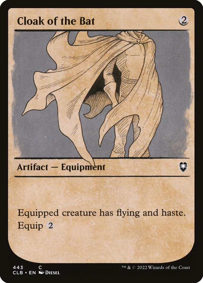 Cloak of the Bat - Commander Legends #443 Card Front