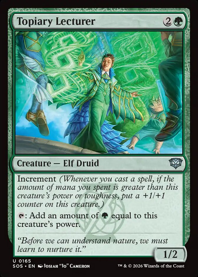 Topiary Lecturer Secrets of Strixhaven #165Card Front