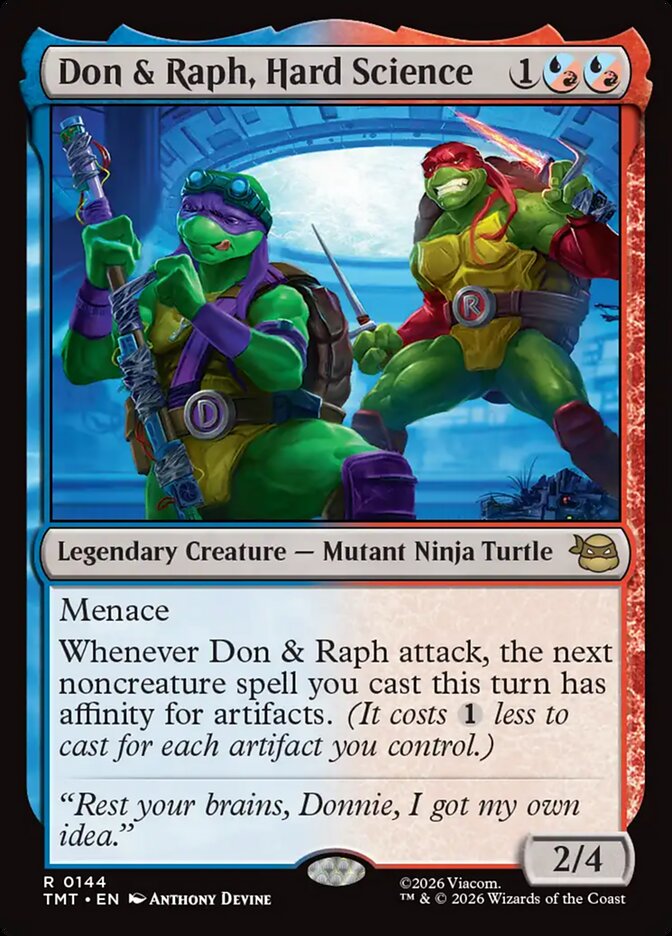 Don & Raph, Hard Science Teenage Mutant Ninja Turtles #144