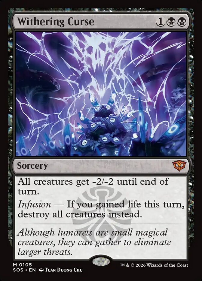 Withering Curse Secrets of Strixhaven #105Card Front