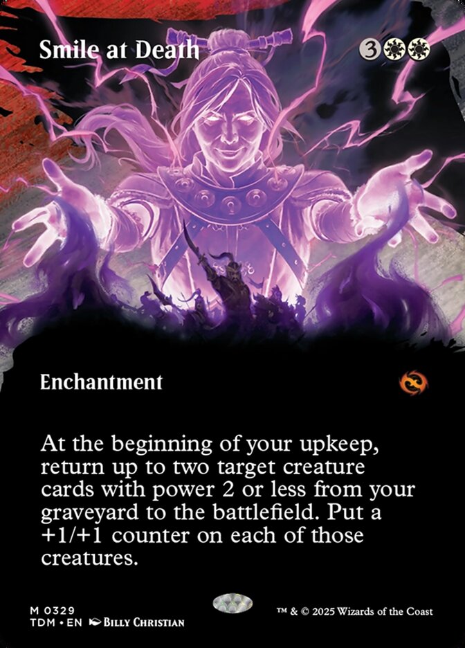 Borderless Smile at Death Tarkir Dragonstorm #329