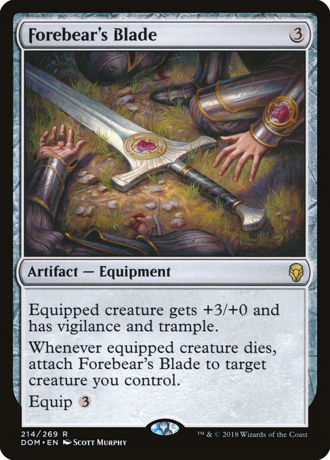 Forebear's Blade Dominaria #214