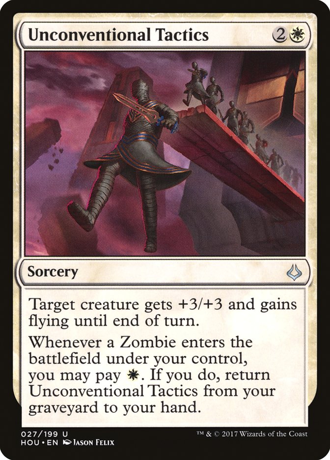 Hour of Devastation Unconventional Tactics #027 Card Front