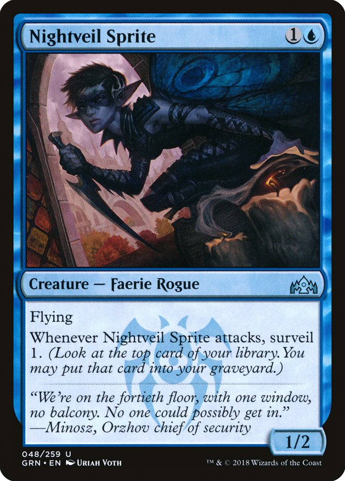 Nightveil Sprite MTG Singles | Guilds of Ravnica #048
