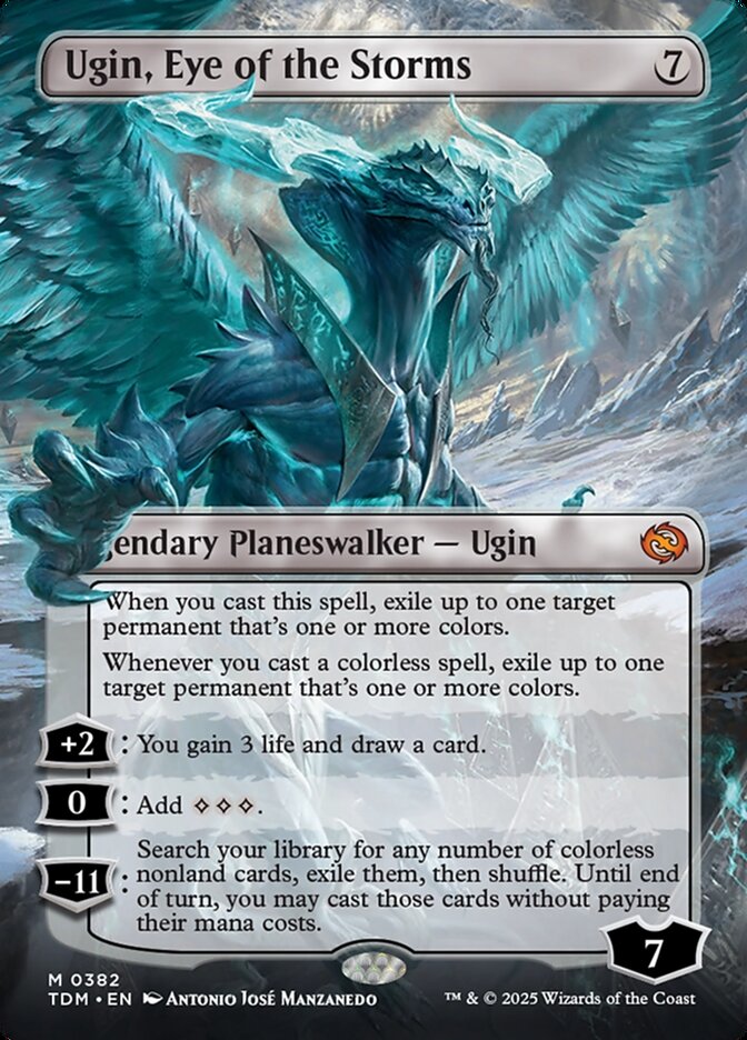Borderless Ugin, Eye of the Storms // Ugin, Eye of the Storms Tarkir Dragonstorm #382