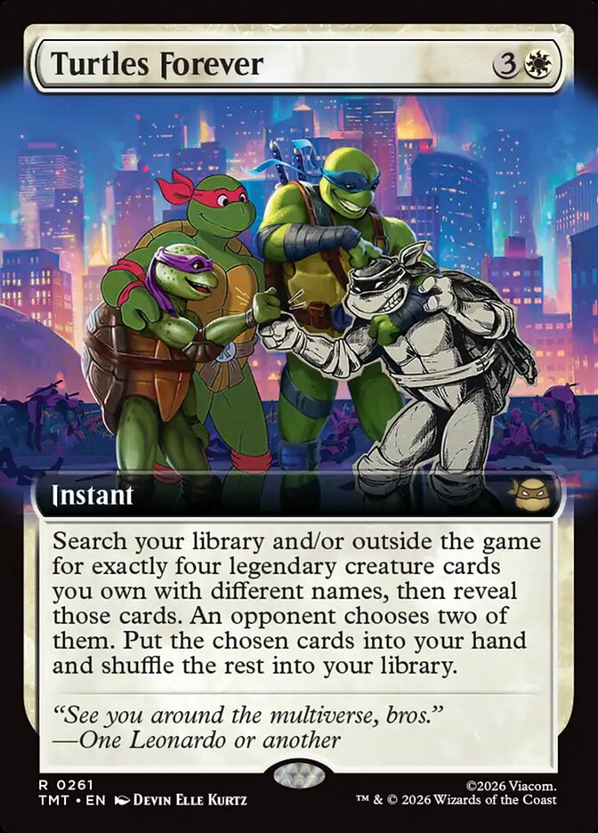 Turtles Forever Extended Art #261