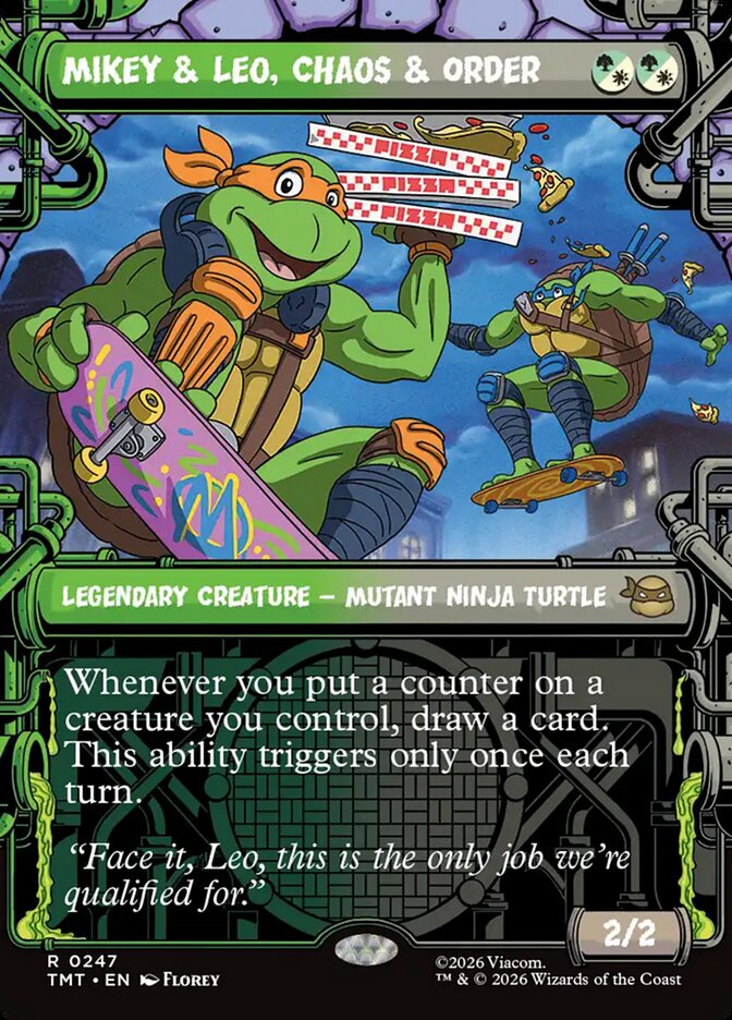 Mikey & Leo, Chaos & Order Sewer Frame #247