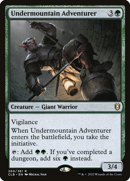 Undermountain Adventurer - Commander Legends #260 Card Front