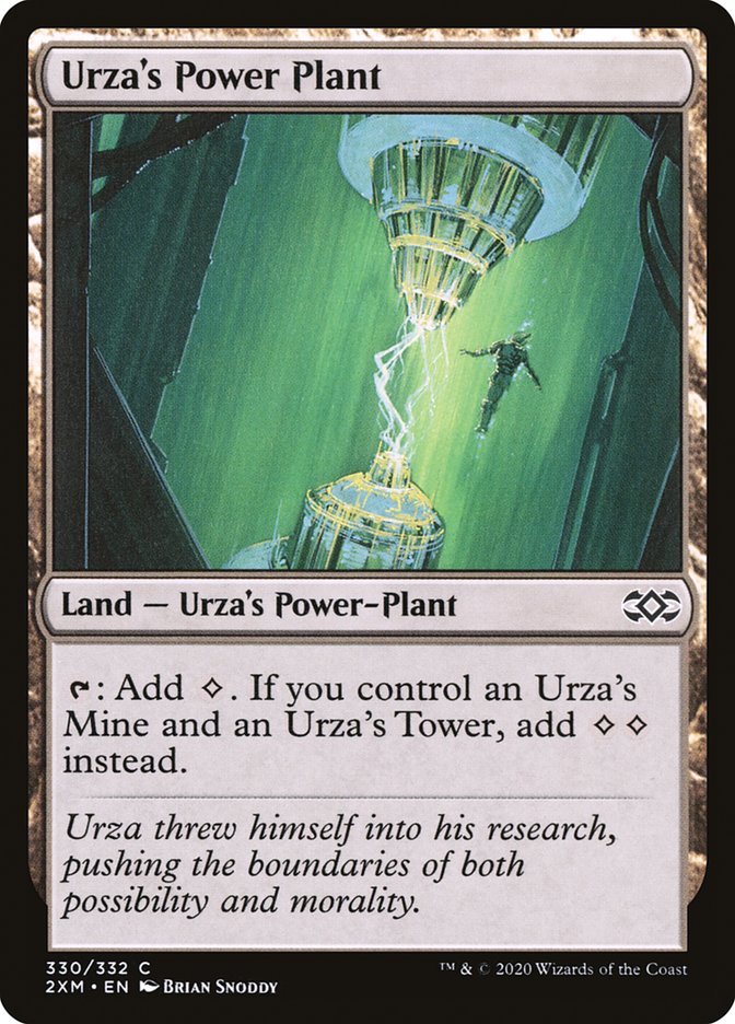 Urza's Power Plant Double Masters #330 Card Front
