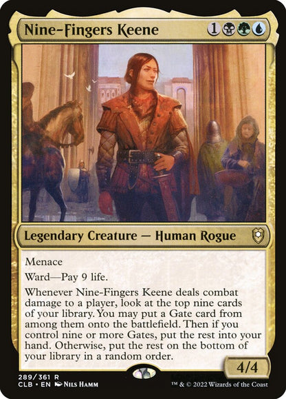 Nine-Fingers Keene - Commander Legends #289 Card Front