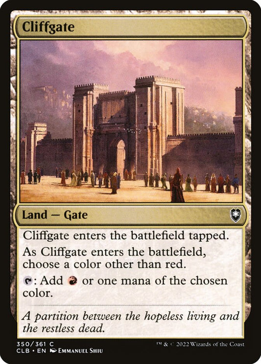 Cliffgate - Commander Legends #3...