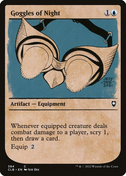 Goggles of Night - Commander Legends #384 Card Front