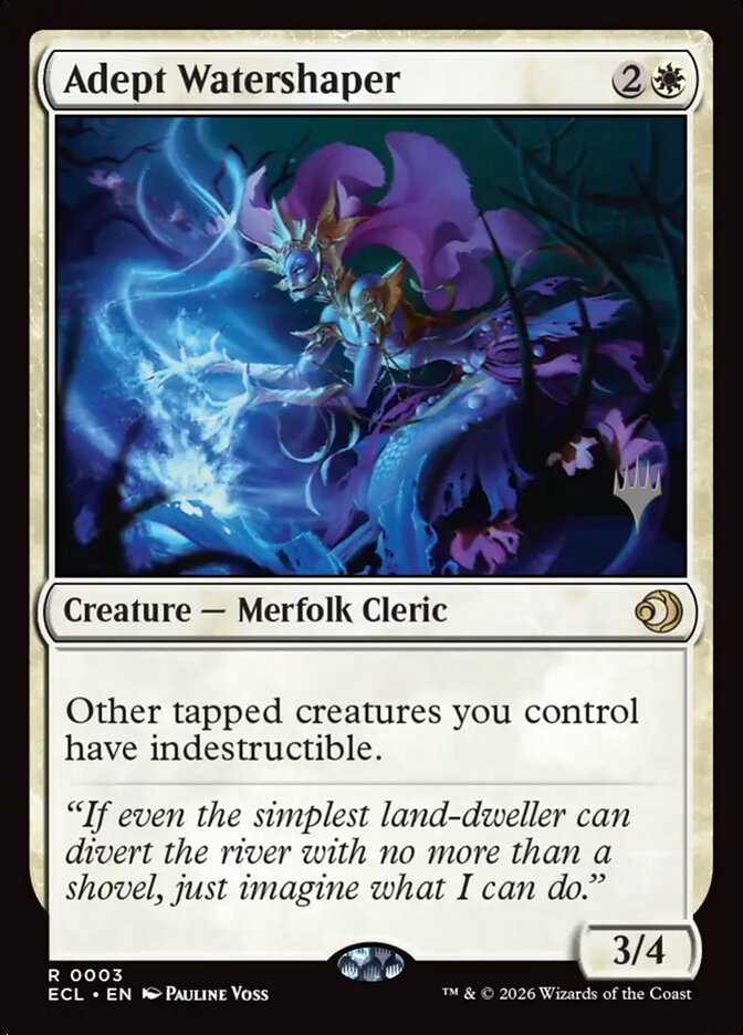 Adept Watershaper Lorwyn Eclipsed #003