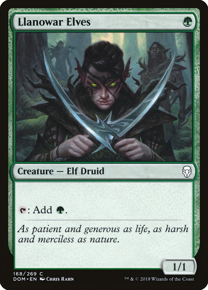 Llanowar Elves Dominaria #168