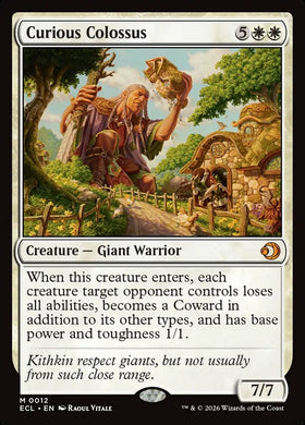 Curious Colossus Lorwyn Eclipsed...