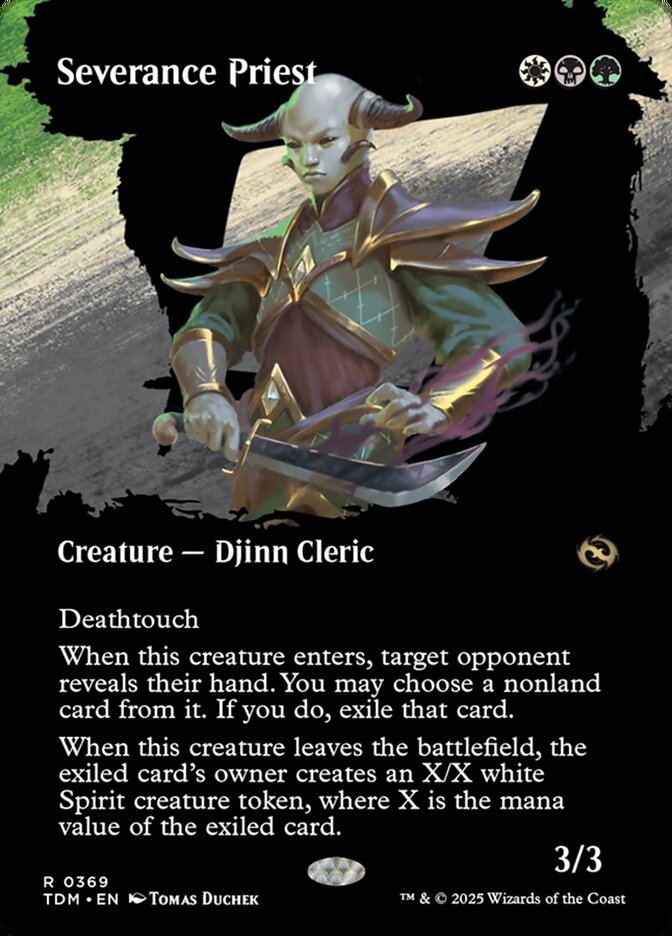Borderless Severance Priest Tarkir Dragonstorm #369