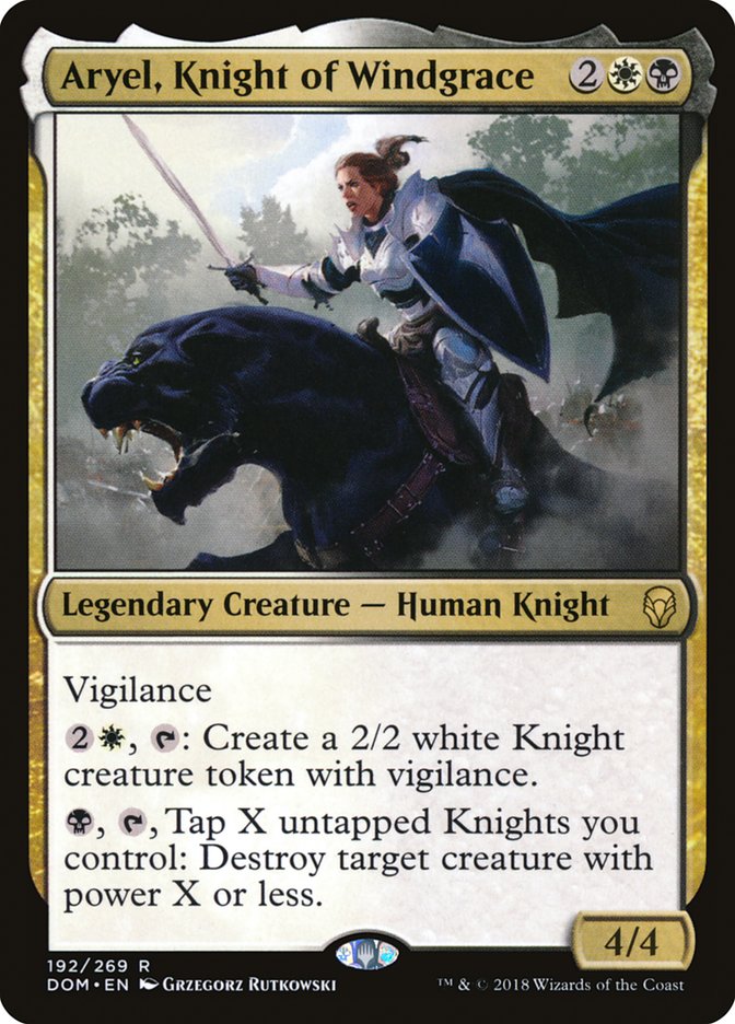 Aryel, Knight of Windgrace Dominaria #192