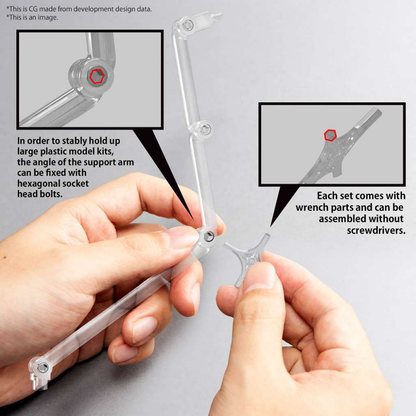 Action Base 8 Clear Colour - BanDai
