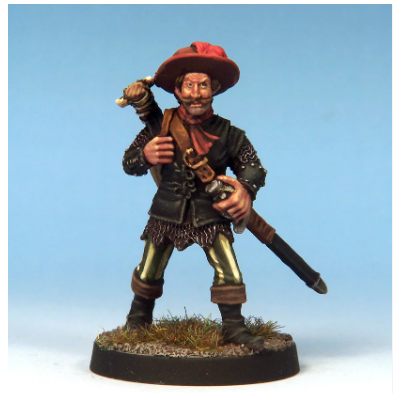 Bard with Lute & Longsword  - Crooked Dice