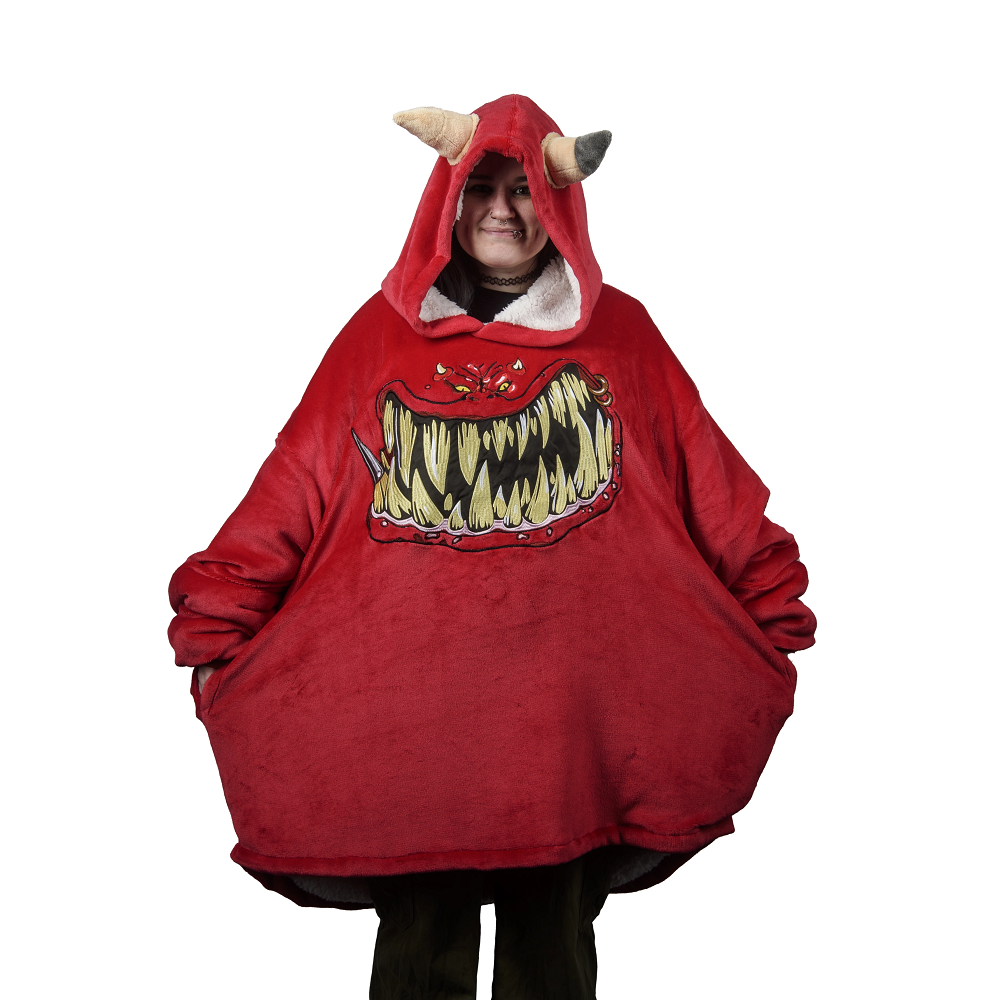 Warhammer 40,000: Red Squig Hooded Blanket