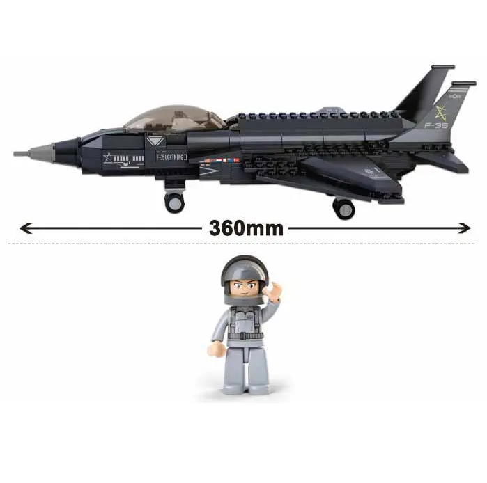 Sluban Stealth Multirole Fighter - Army Building Brick Kit