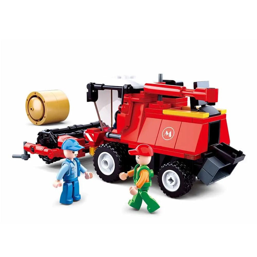 Sluban Harvester - Town Farm Building Brick Kit