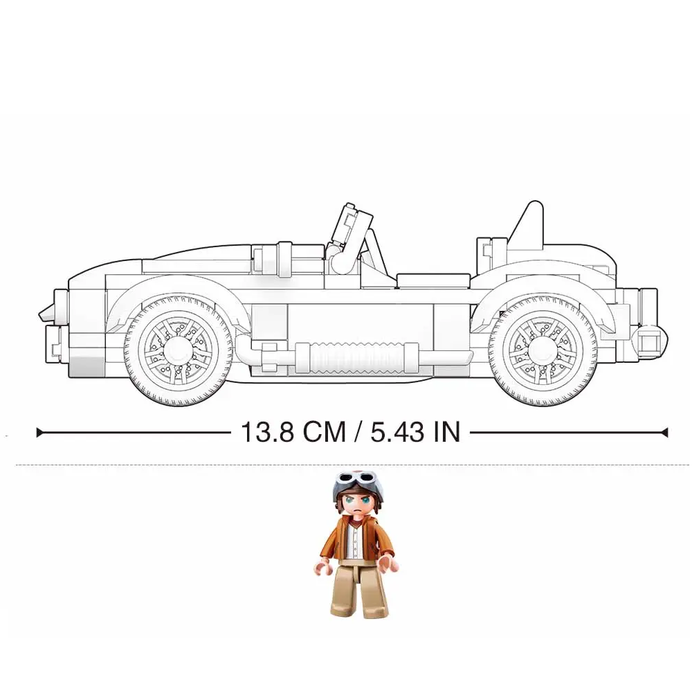 Sluban Cobra Car - Building Brick Kit